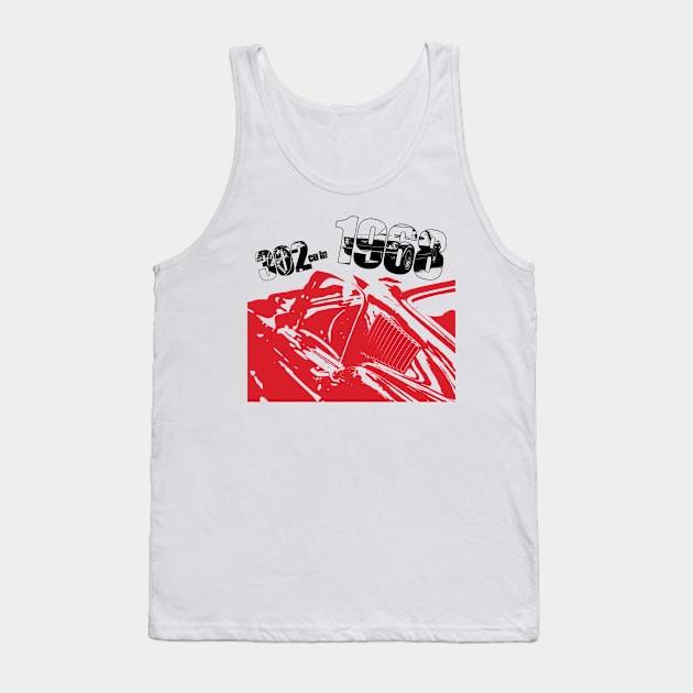 1968 Mustang silhouette Tank Top by MultistorieDog